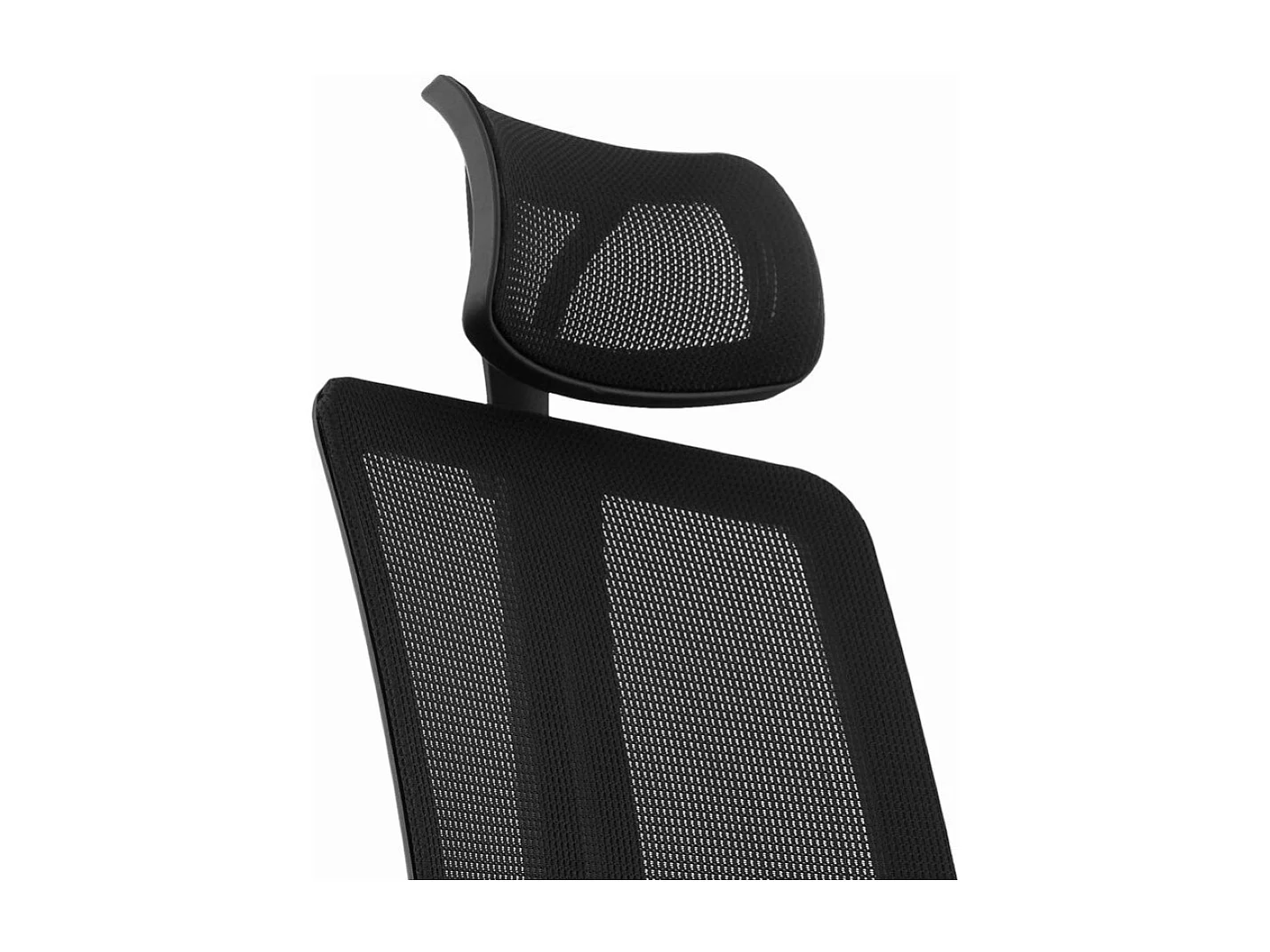 Bürostuhl höhenverstellbar - Stoff & Netz - schwarz & blau - AMANE