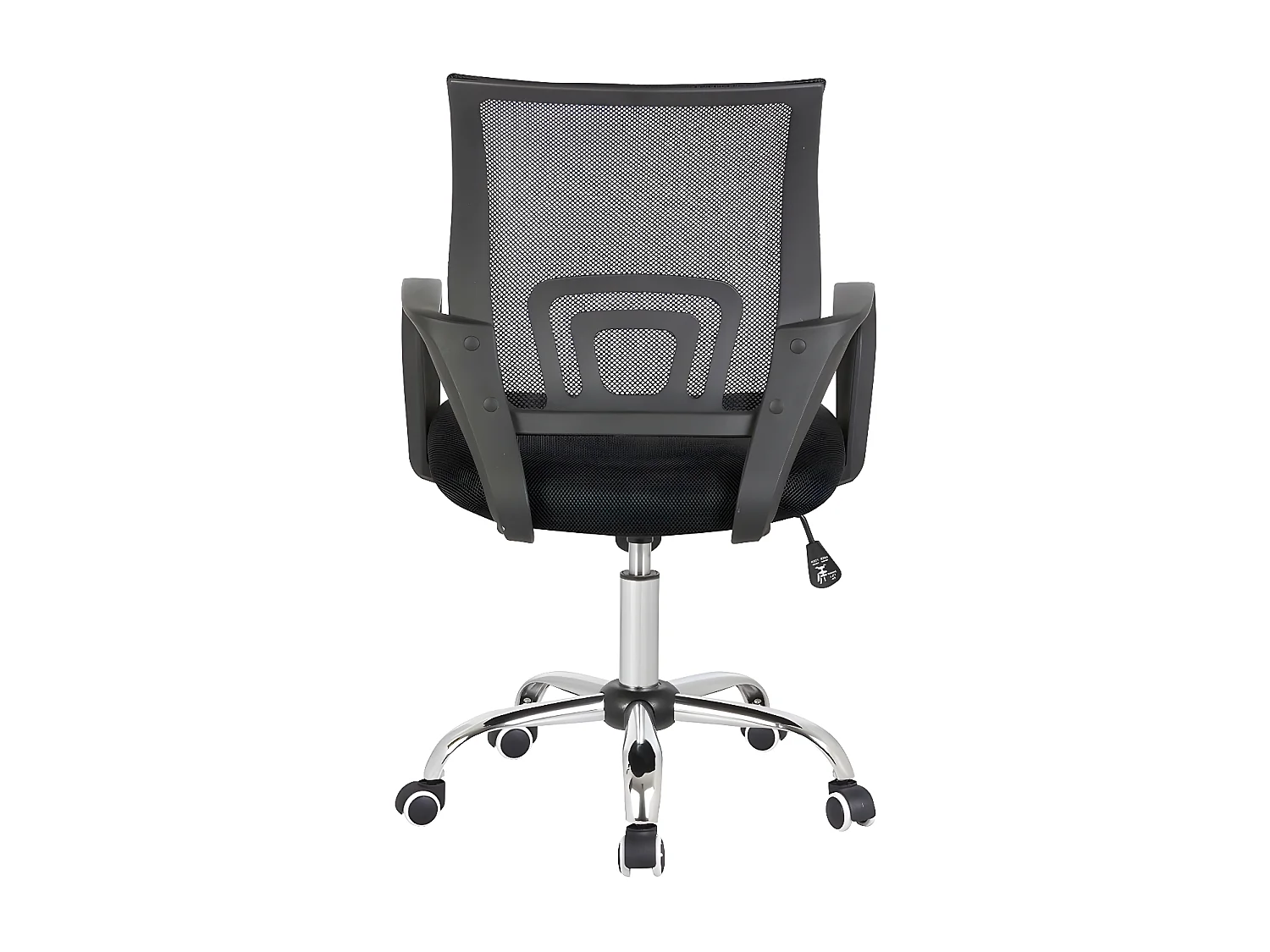 Bürostuhl höhenverstellbar - Stoff & Netz - schwarz - JESTER