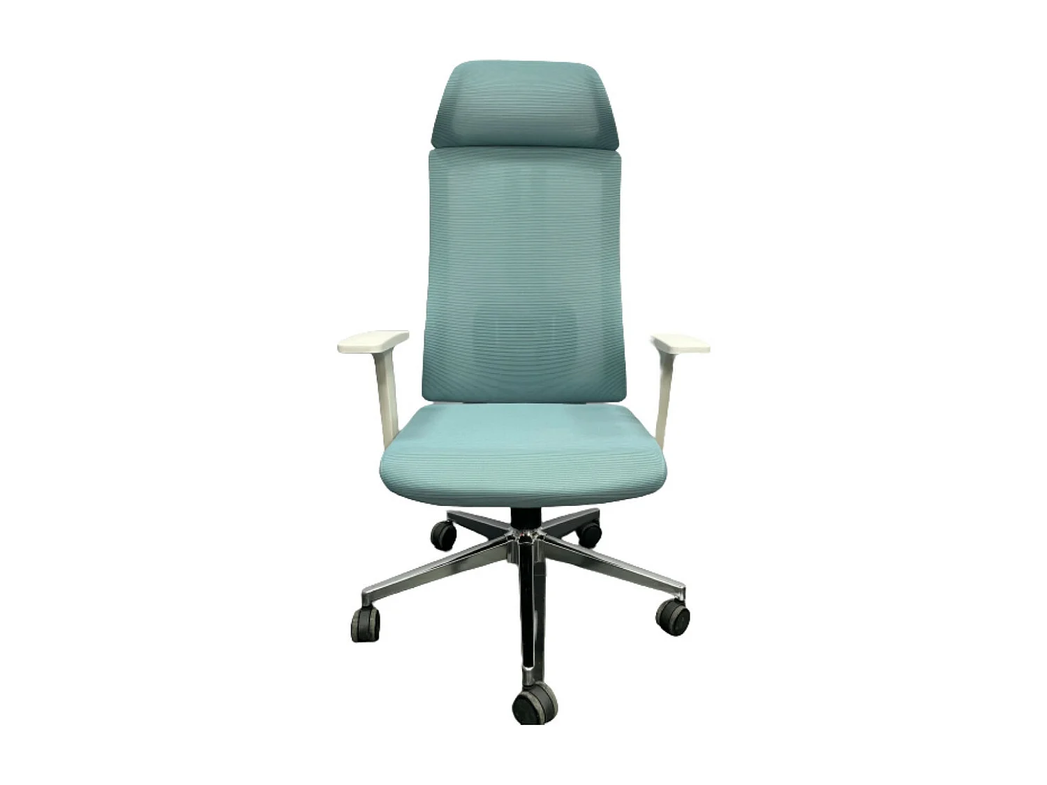 Cadeira de escritório regulável em altura - tecido - verde - ZAVELA