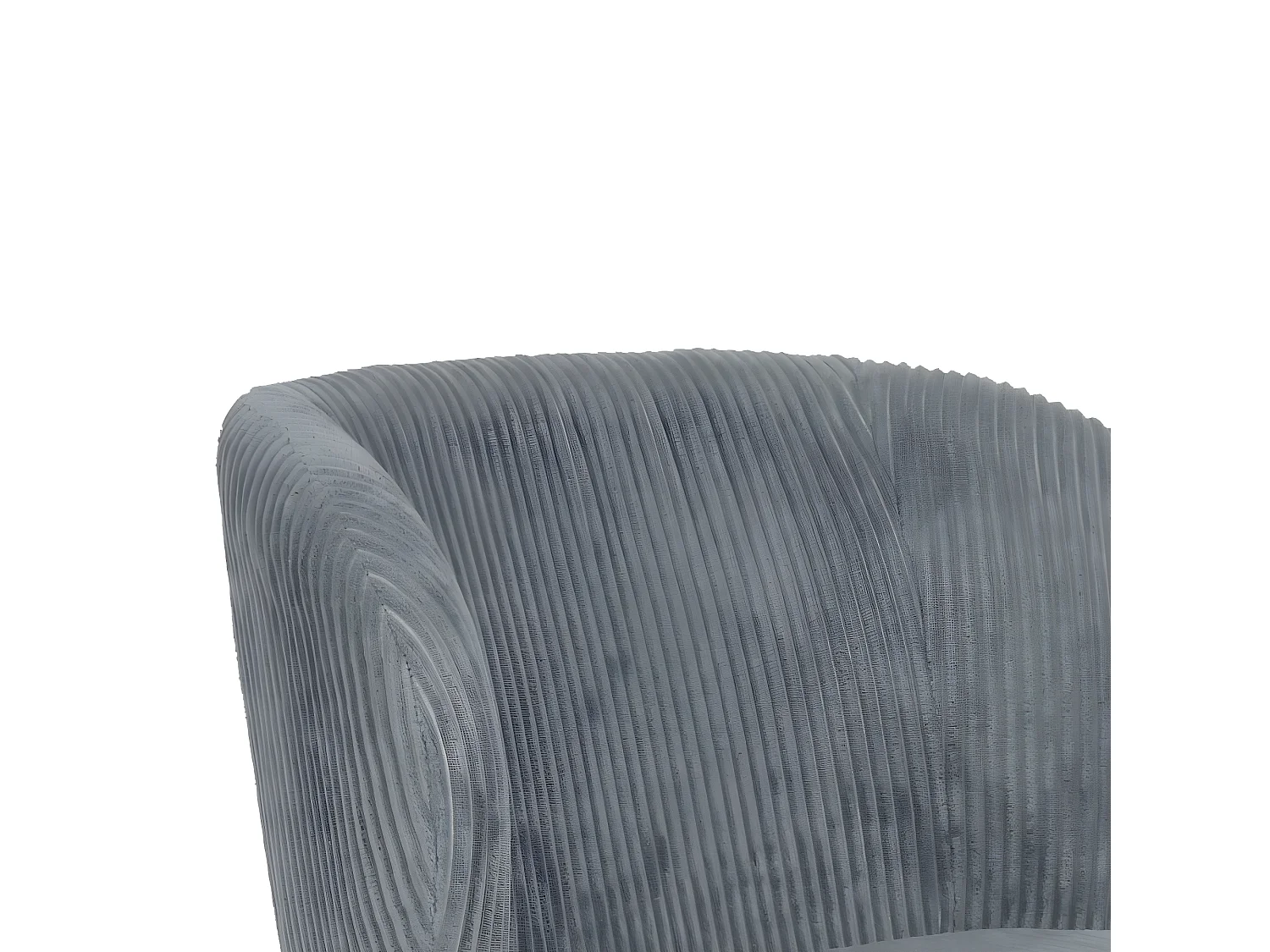 Cadeira de escritório regulável em altura - rústica - tecido - cinzento - VIOLETA