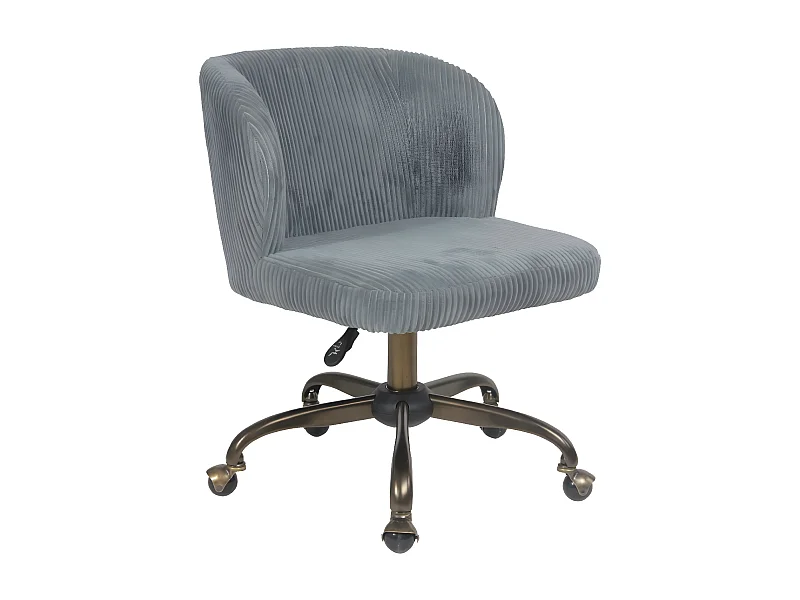 Sedia da ufficio regolabile in altezza - rustica - tessuto - grigio - VIOLET