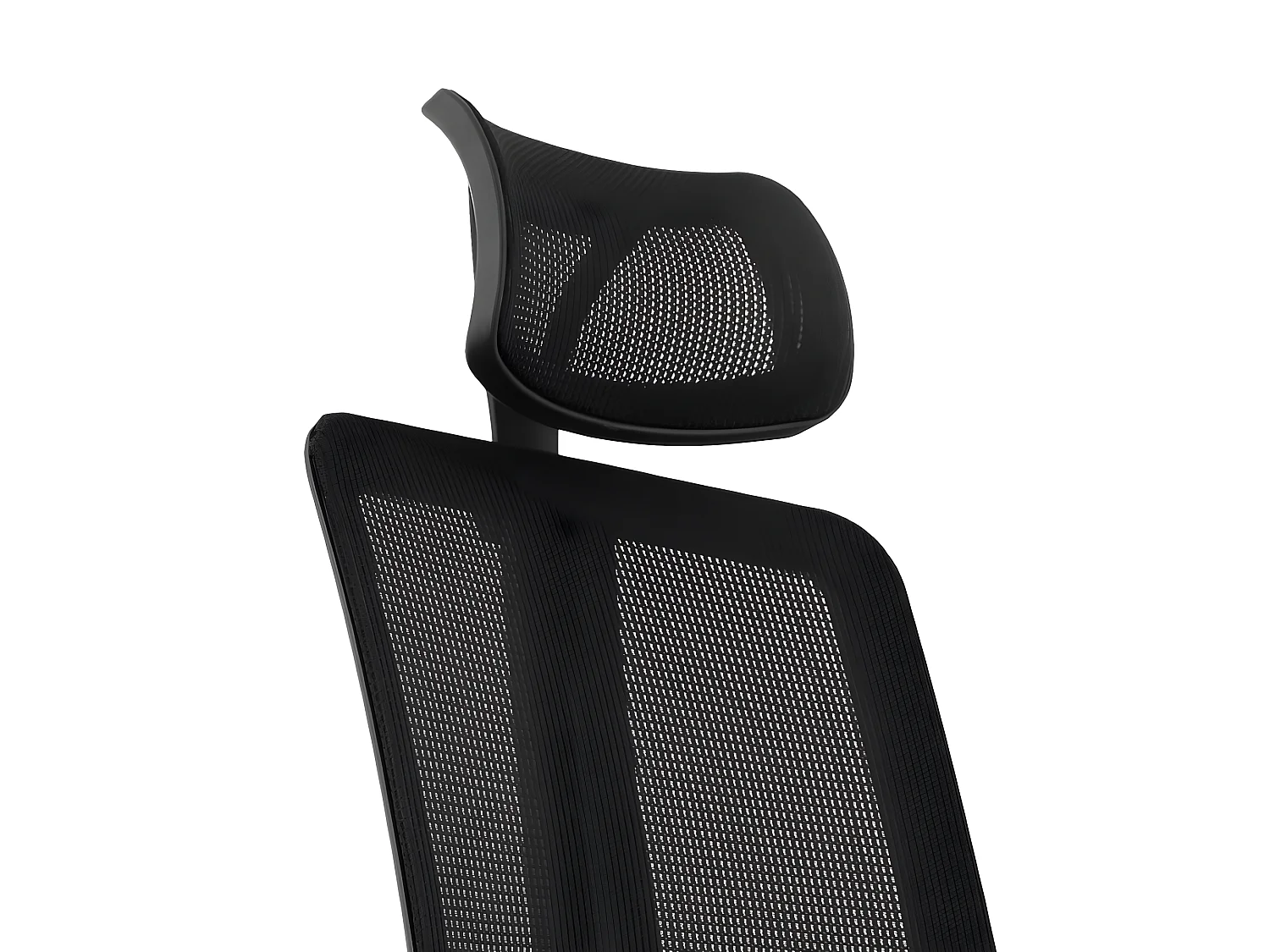 Bürostuhl höhenverstellbar - Stoff & Netz - schwarz & rot - AMANE