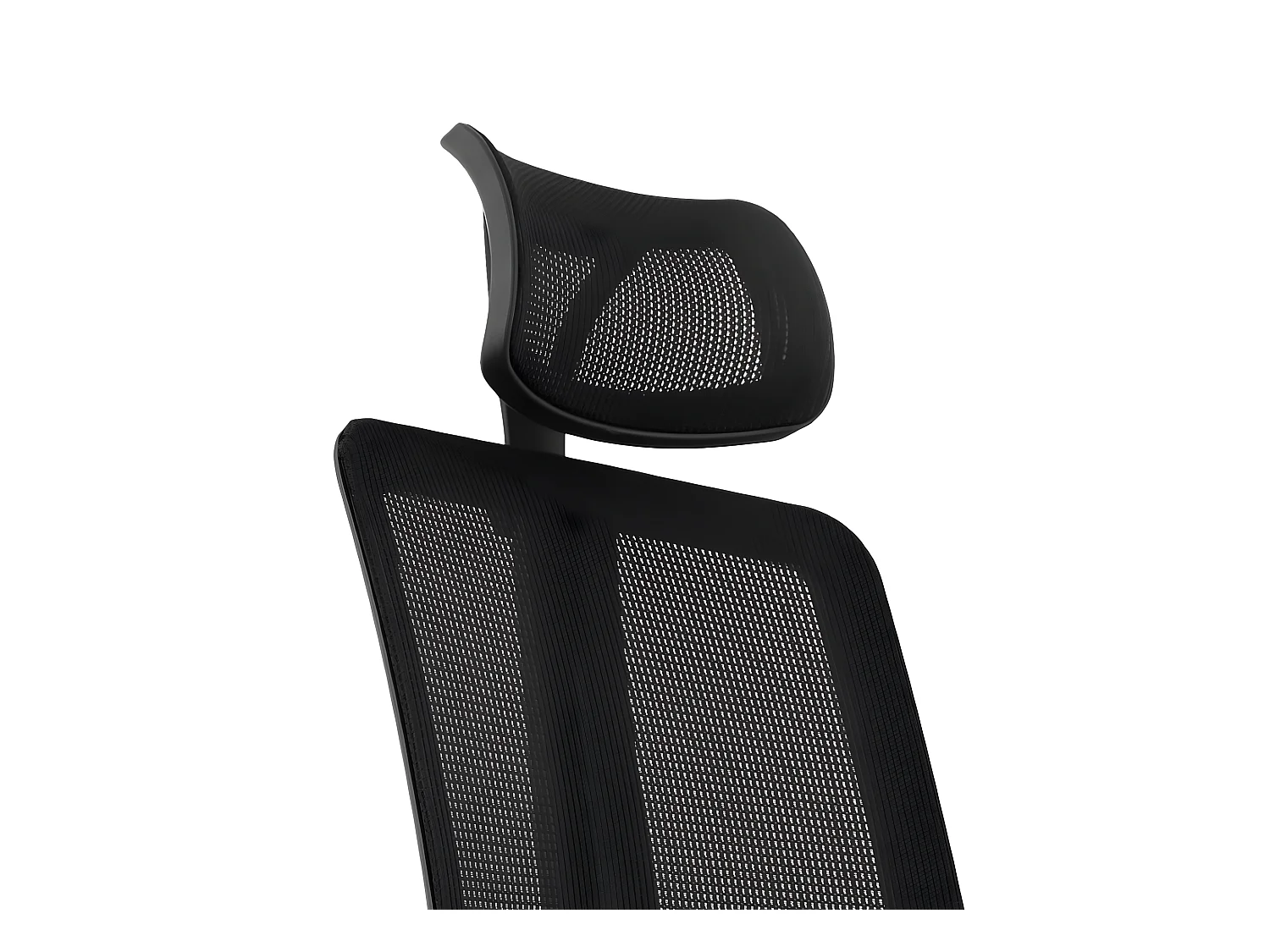 In hoogte verstelbare bureaustoel - stof & mesh - zwart & rood - AMANE