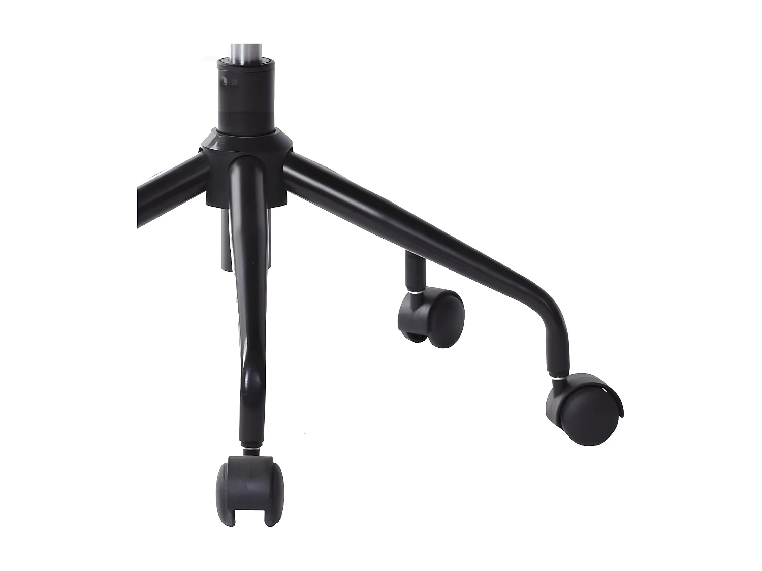 Bürostuhl höhenverstellbar - Stoff & Kunstleder - Taupe - ASTER