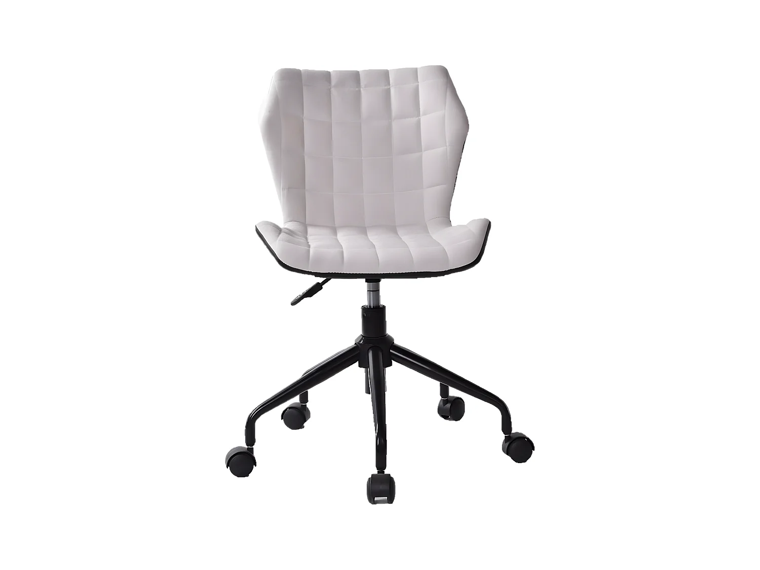 In hoogte verstelbare bureaustoel - stof & kunstleer - taupe - ASTER