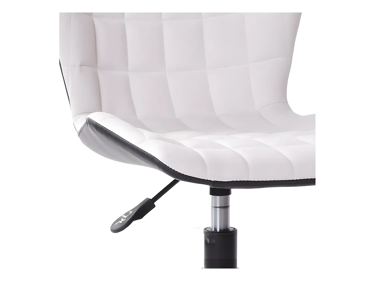 In hoogte verstelbare bureaustoel - stof & kunstleer - taupe - ASTER