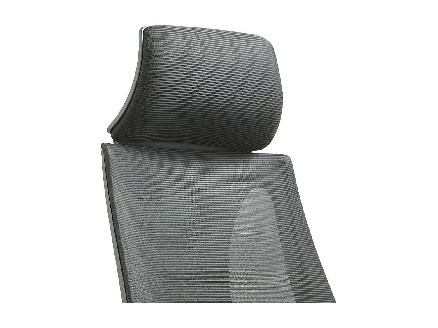 Chaise de bureau réglable en hauteur - tissu et résille - noir - DASTON