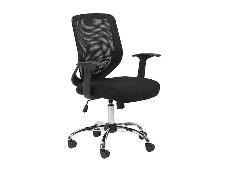 Atlanta | Bürostuhl aus Mesh mit Rollen Schwarz