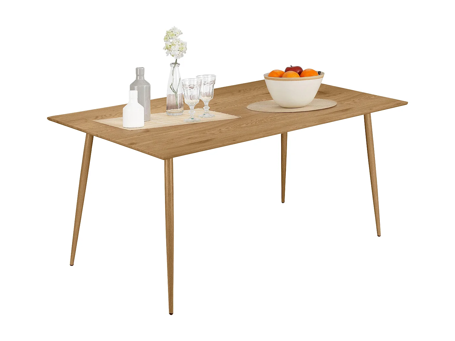 Mesa 160 cm Roble Roble