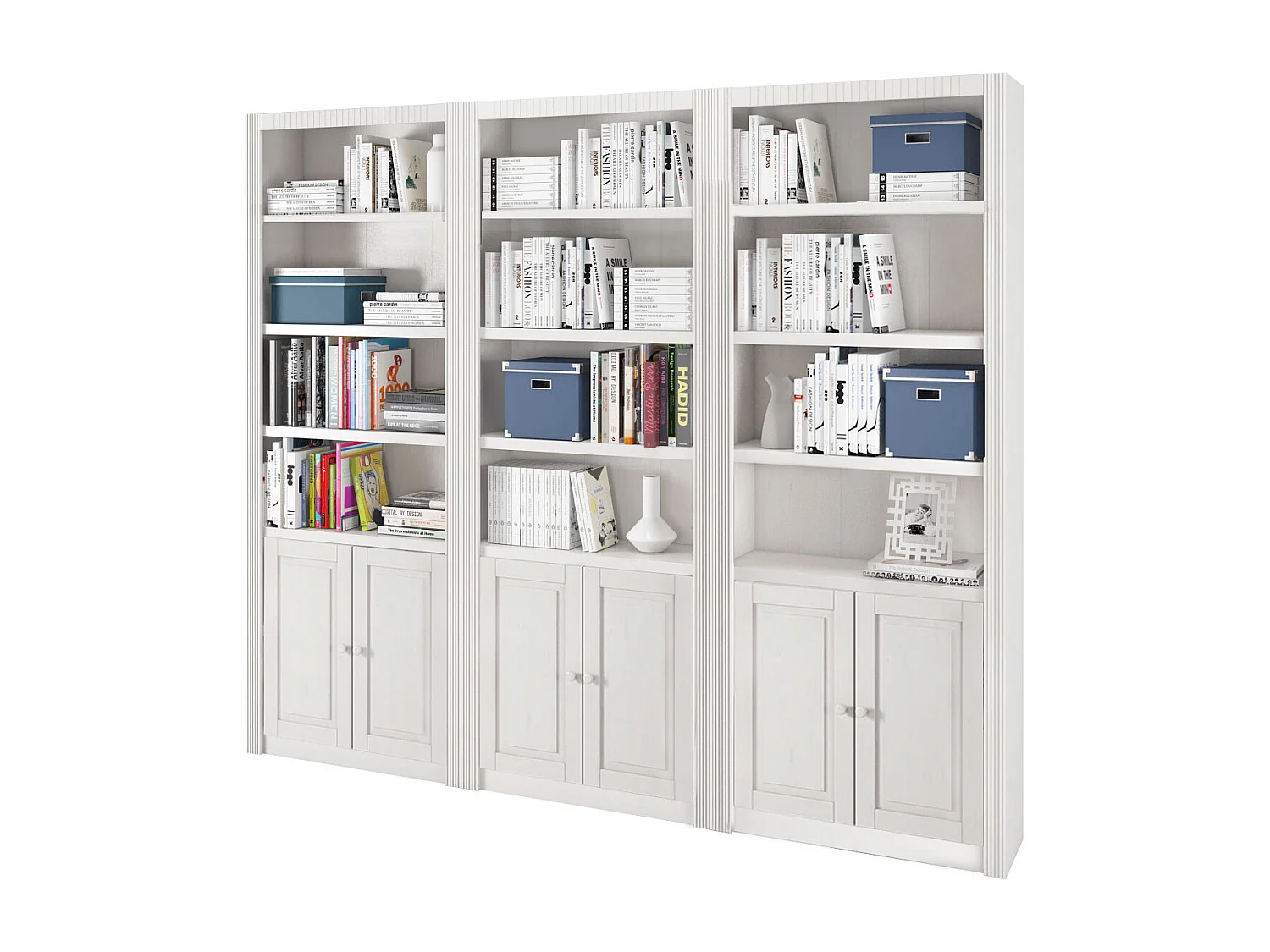 Billie | Móvel de parede em Pinho Branco