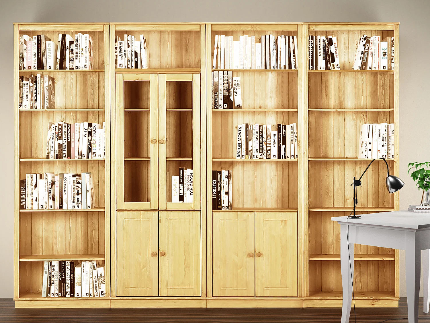 Anita | Unité murale en pin