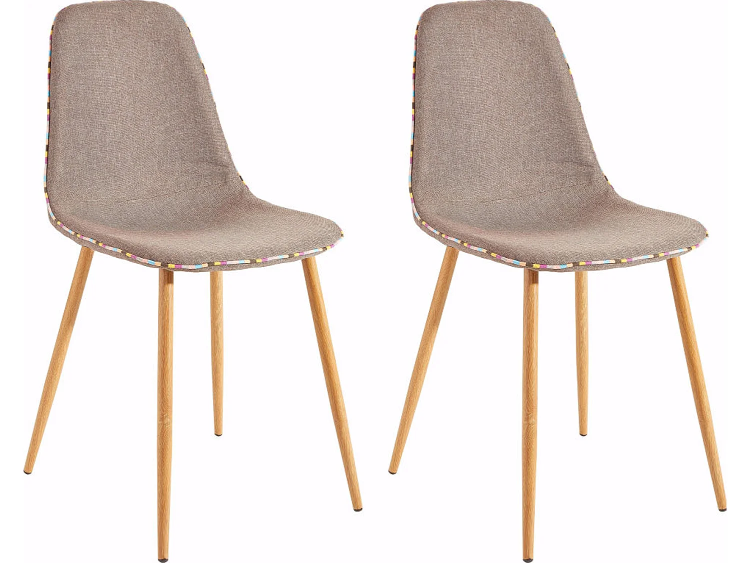 Stoel 2 PK Cappucino