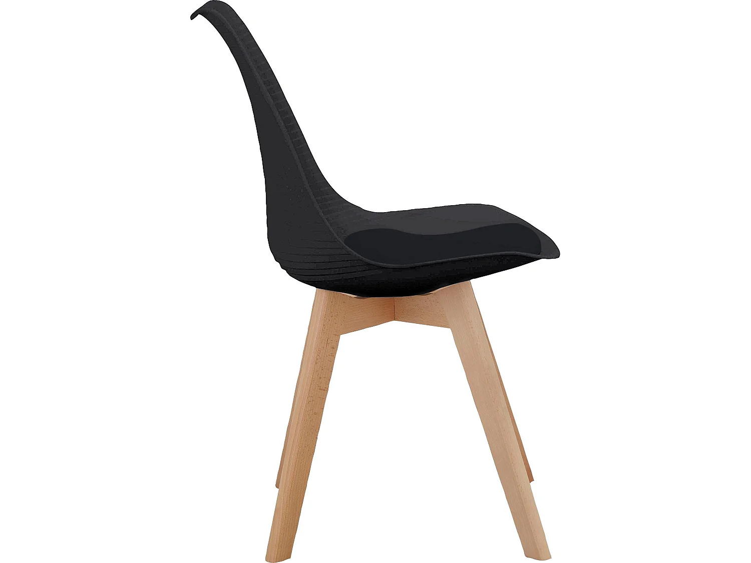 Armin | Chaise de salle à manger 2 Pack Noir