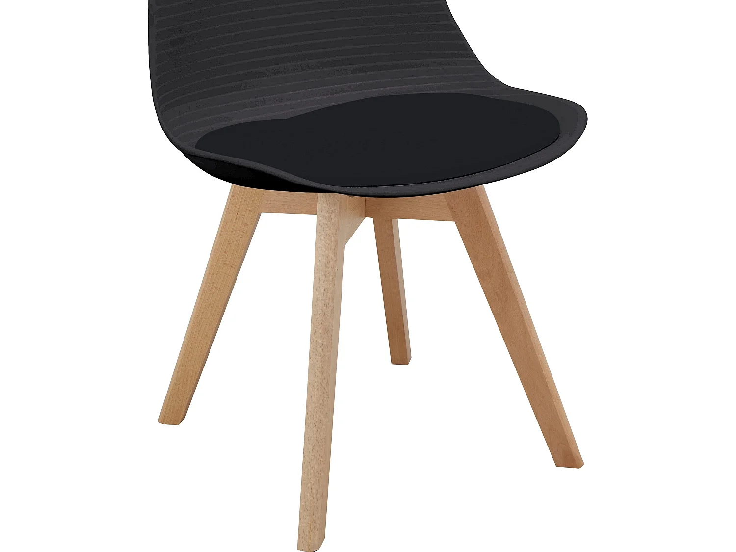 Armin | Chaise de salle à manger 2 Pack Noir