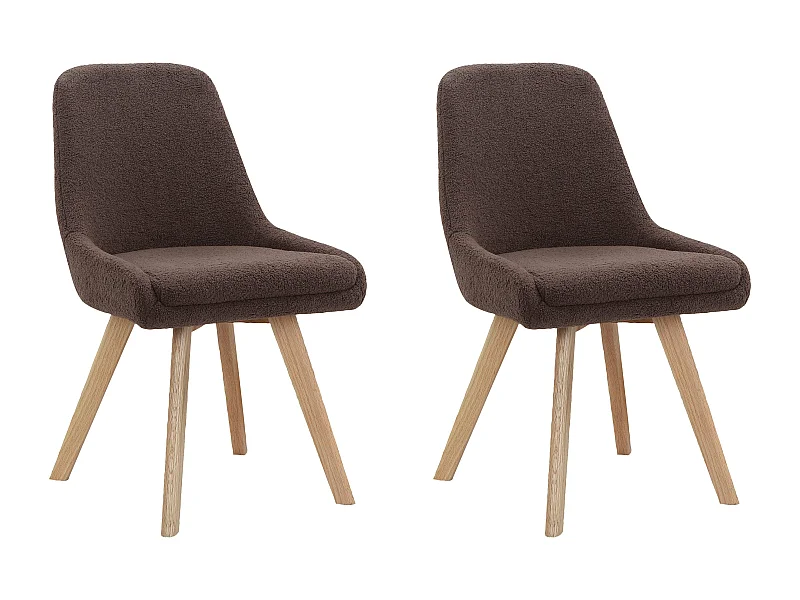 Eetkamerstoel 2 PK Dolly Bruin