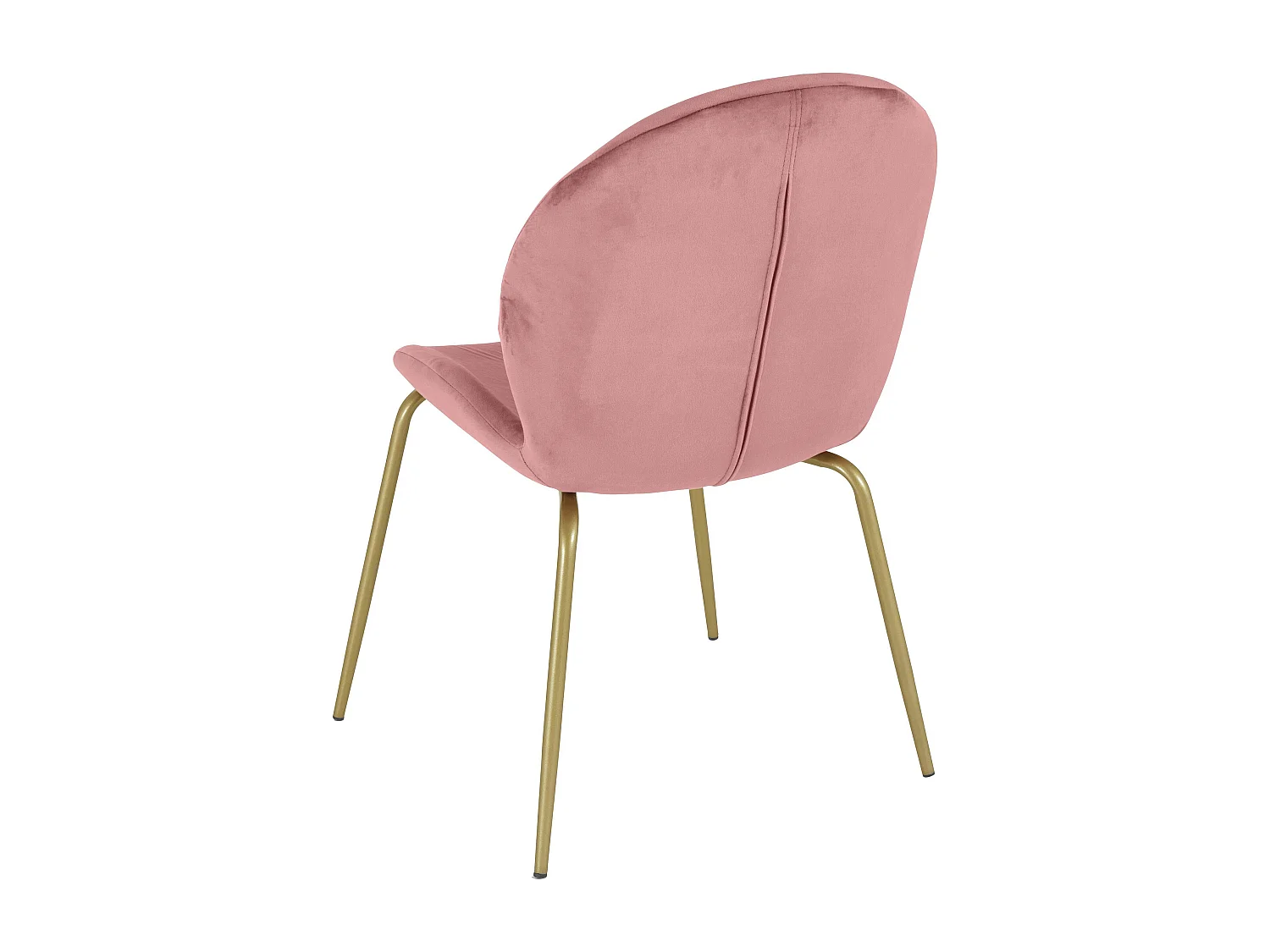 Rafael | Chaise 2 Pack en Velvet Rose / Brass