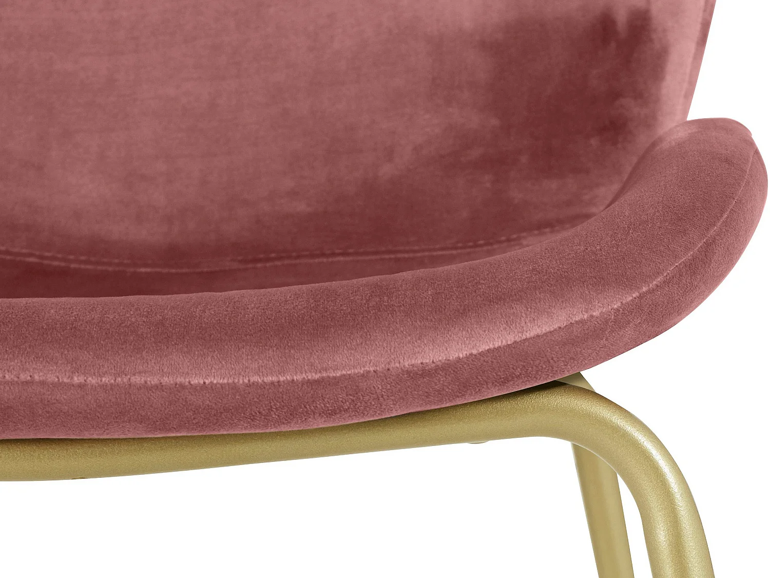 Rafael | Chaise 2 Pack en Velvet Rose / Brass