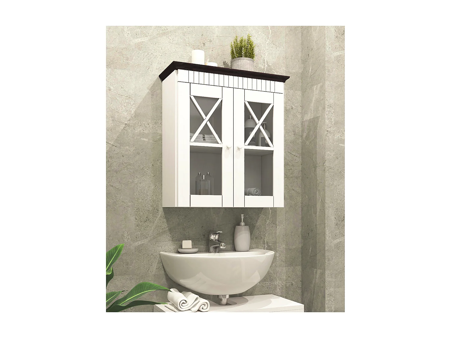 CORNELIA | Armoire de bain haute