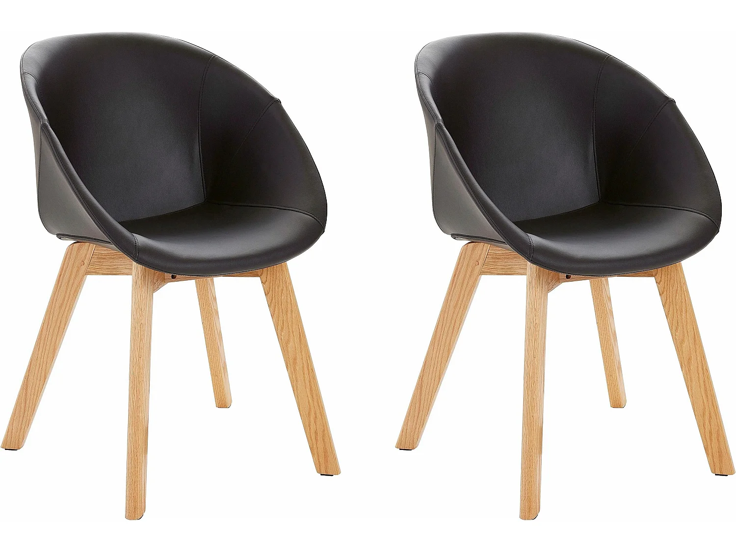 Belmore | Cadeira 2 Pack Preto