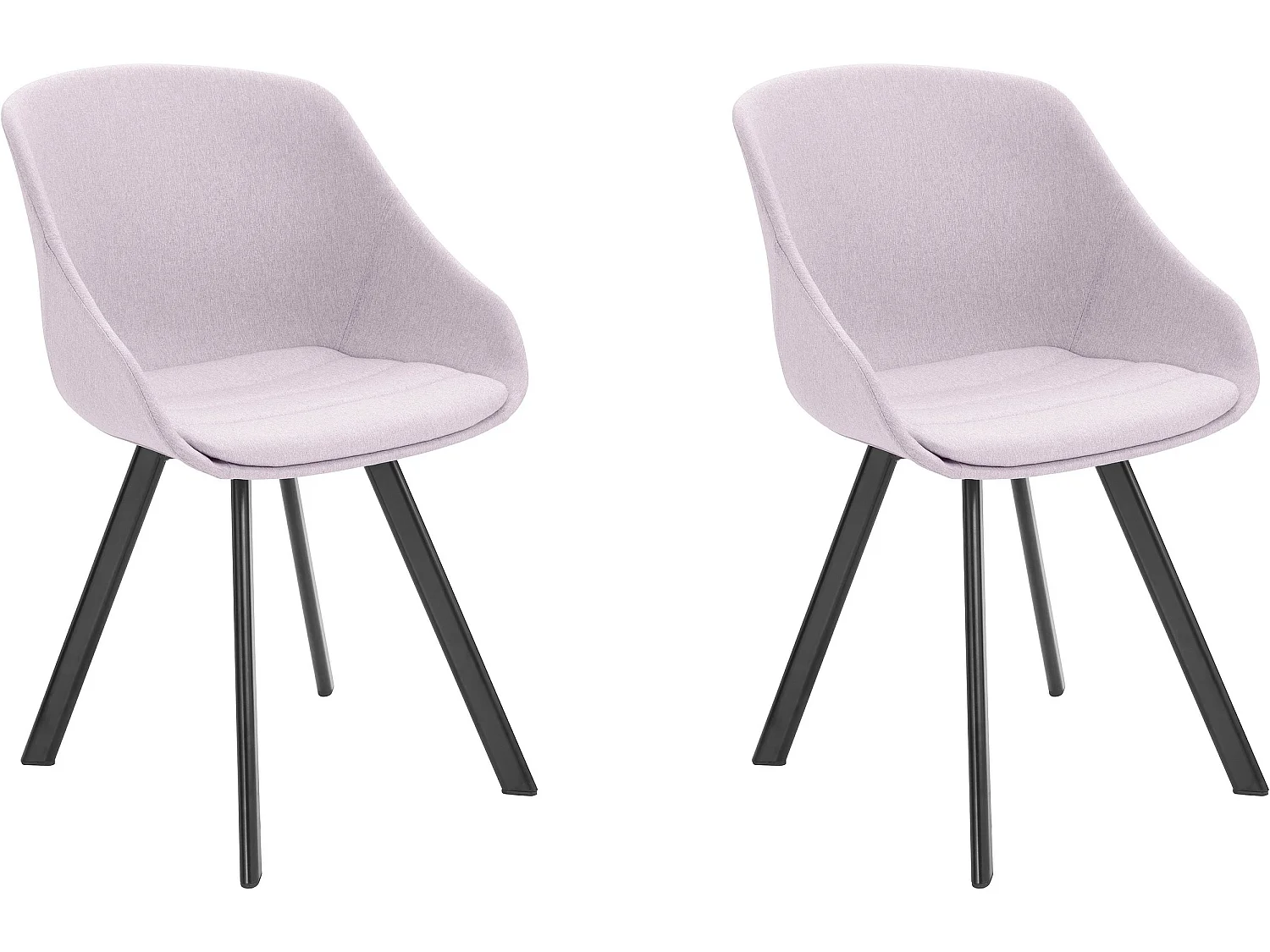 Sedia 2 Pack in plastica rosa