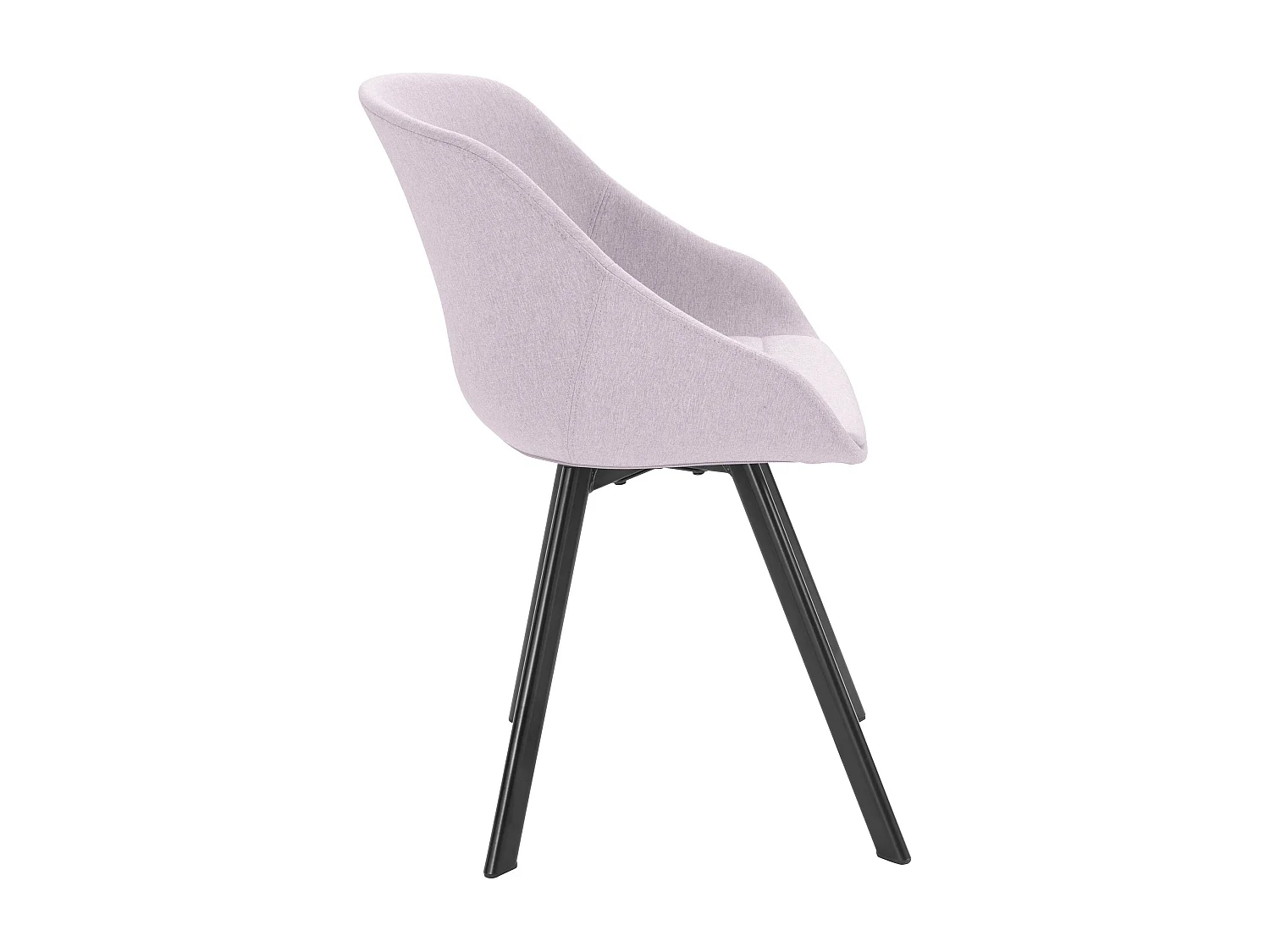 Stuhl 2er Pack in Rosa Plastik