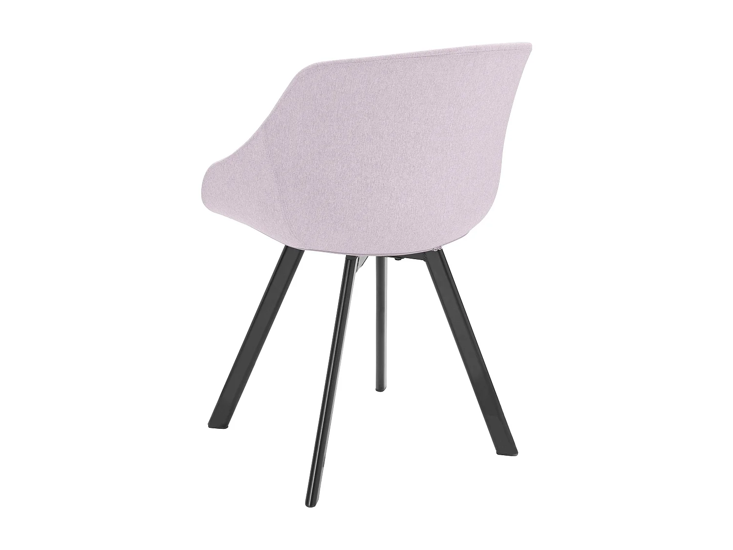 Stuhl 2er Pack in Rosa Plastik