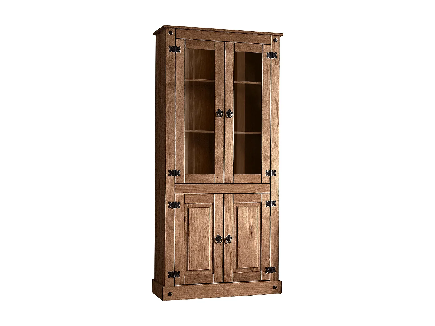 Kast 2 Glasdeur 2 Deuren