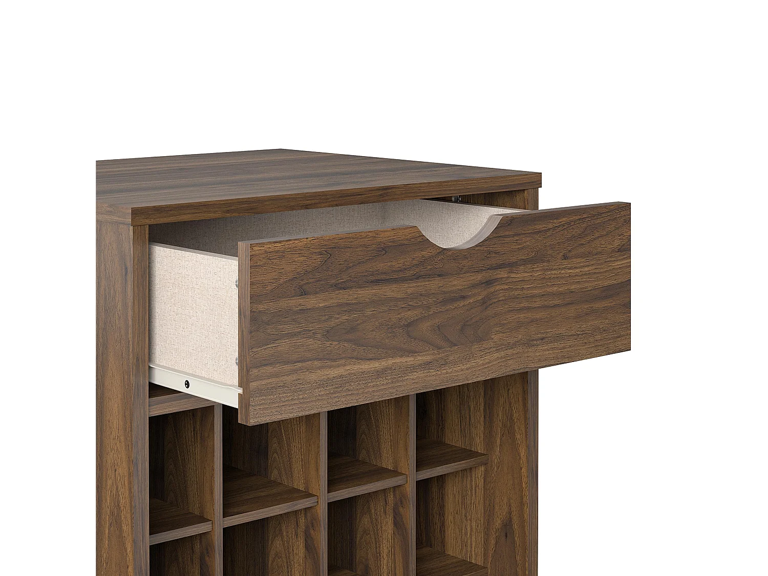 Concord | Meuble de rangement pour boissons en aspect noyer