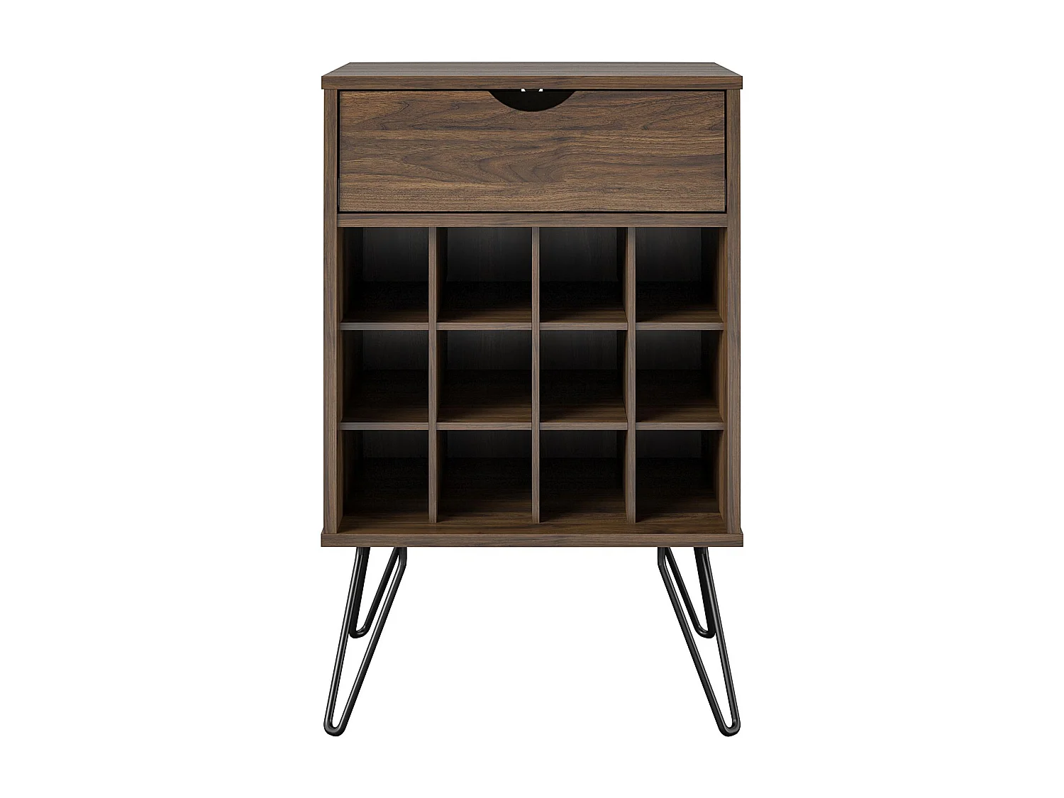 Concord | Meuble de rangement pour boissons en aspect noyer