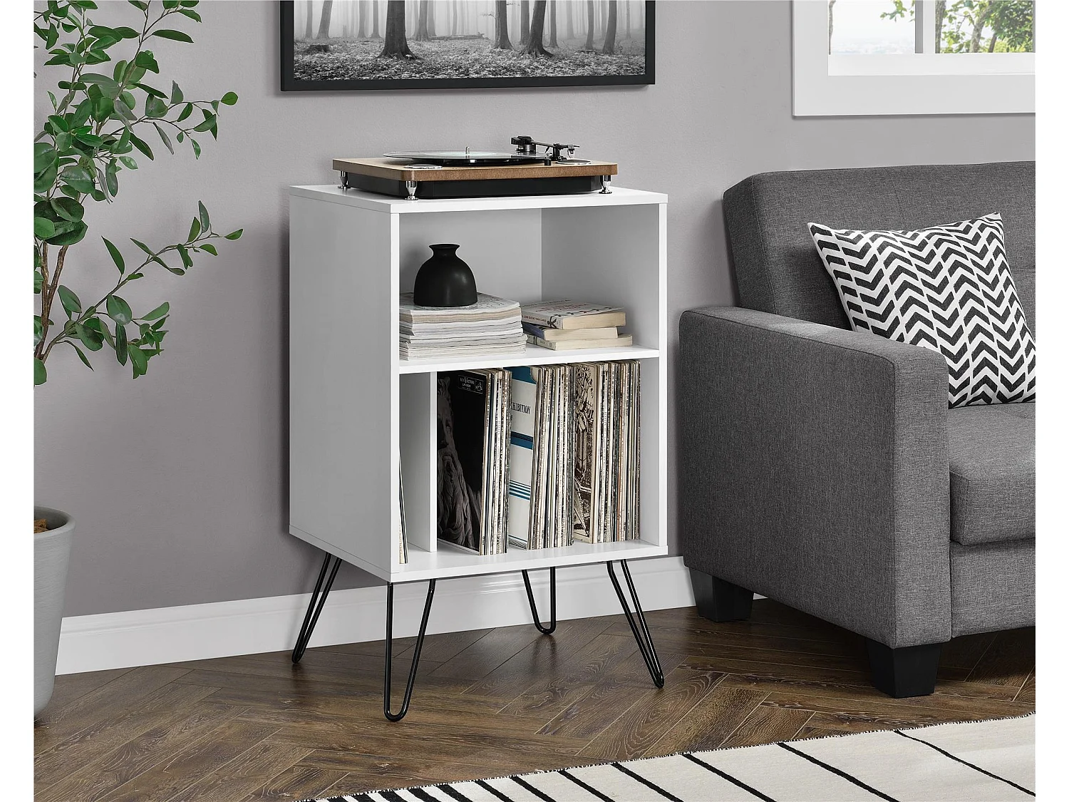 Concord | TurnTable Stand en blanc