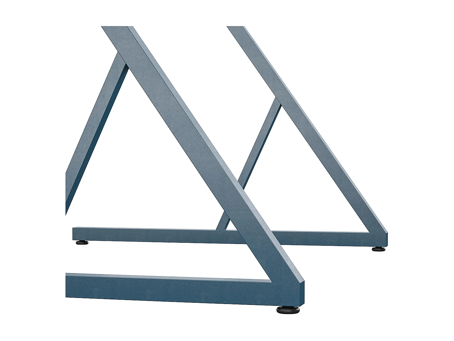 Regal | Bureau pour ordinateur portable avec cadre en métal bleu