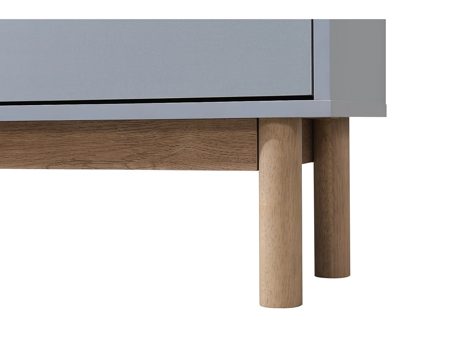 Melanie | Meuble à chaussures en chêne gris