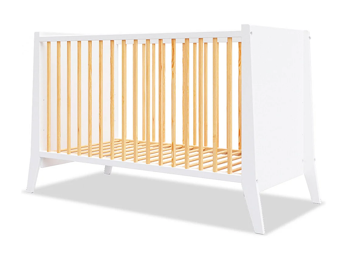 MINEA | Lit bébé évolutif TIMEO 60x120 cm (matelas non inclus)