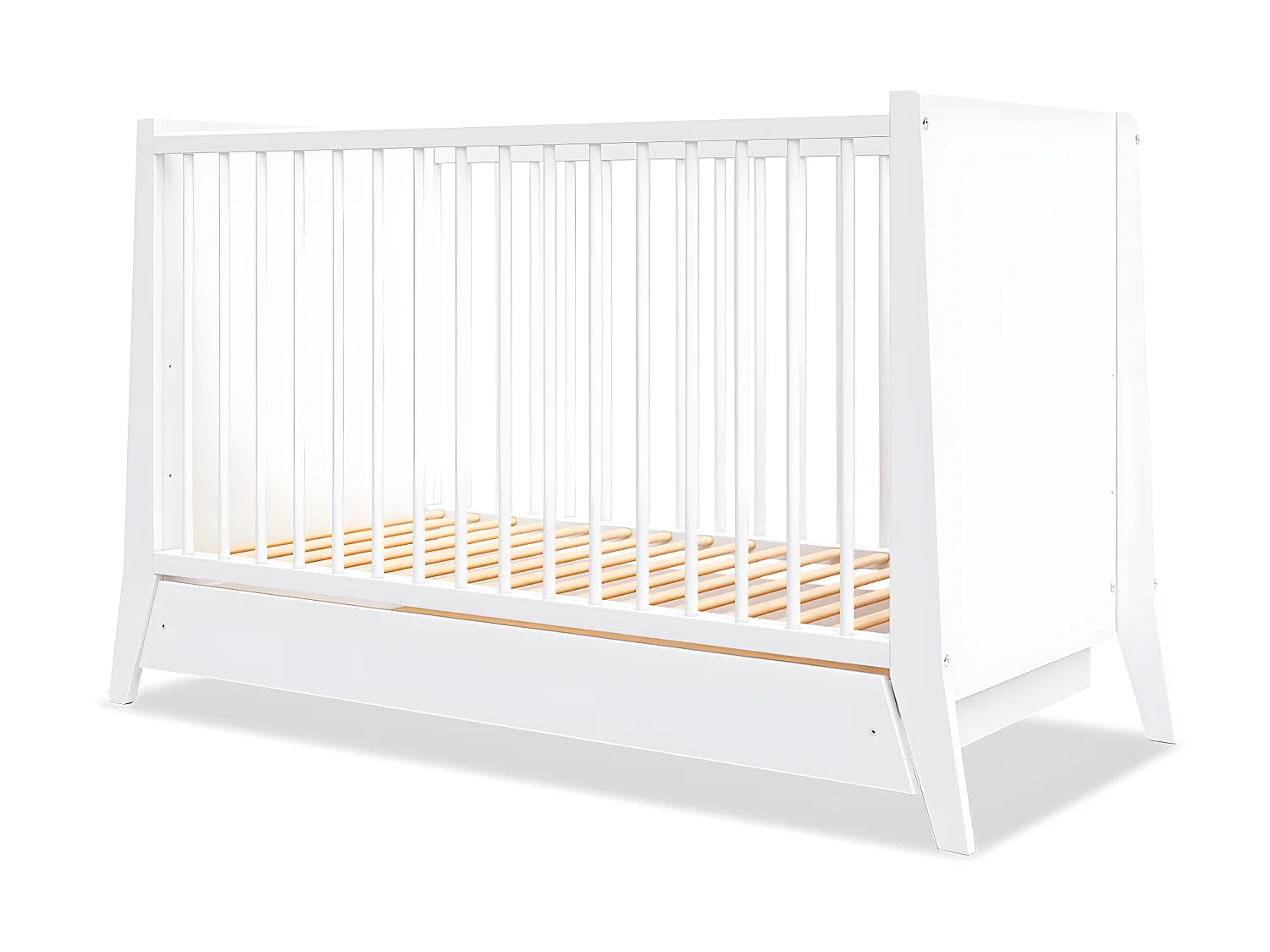 MINEA | Lit bébé évolutif avec tiroir TIMEO 60x120 cm (matelas non inclus)