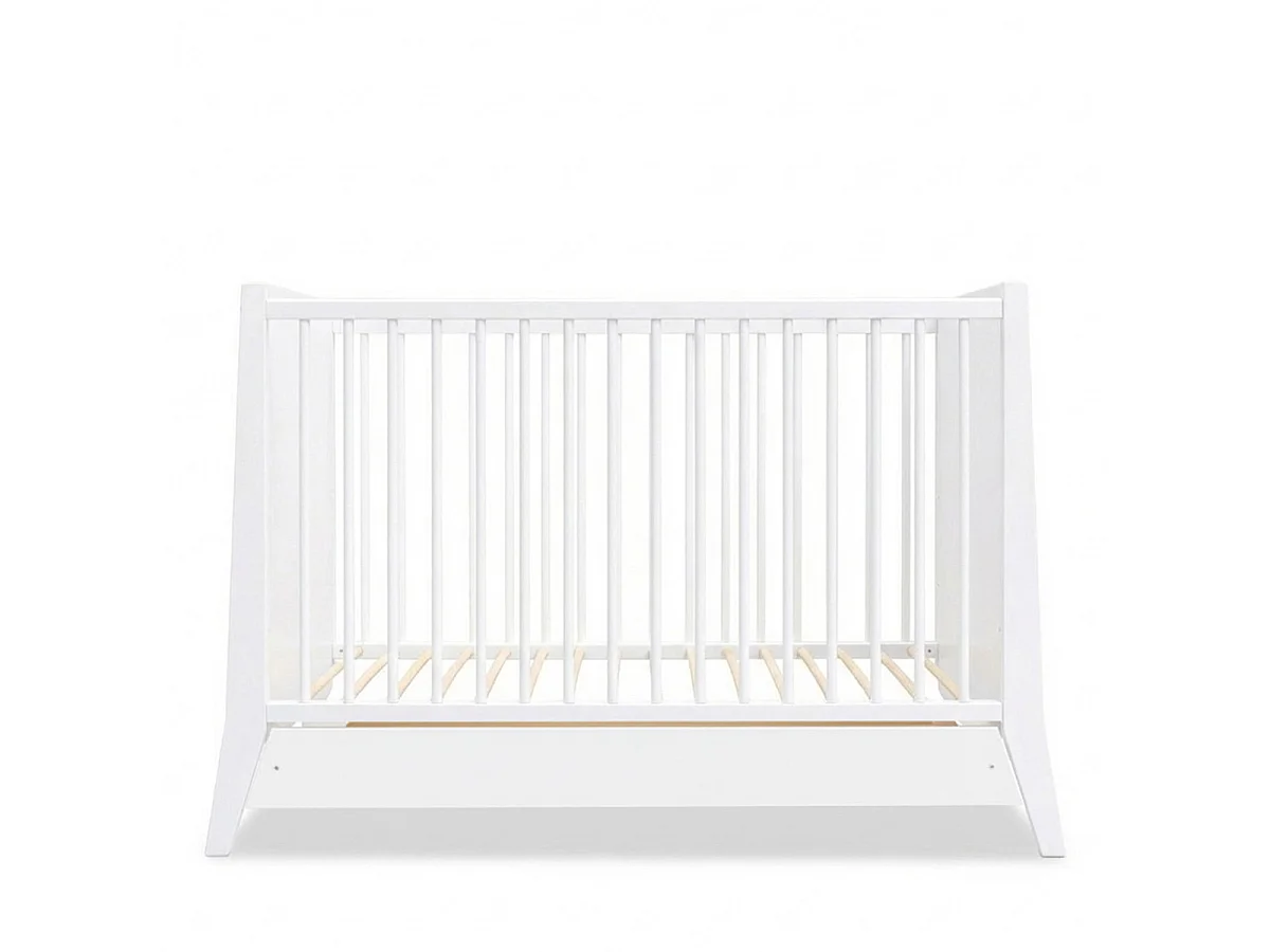 Lit bébé évolutif Timeo Espace qui grandit blanc 60x120cm