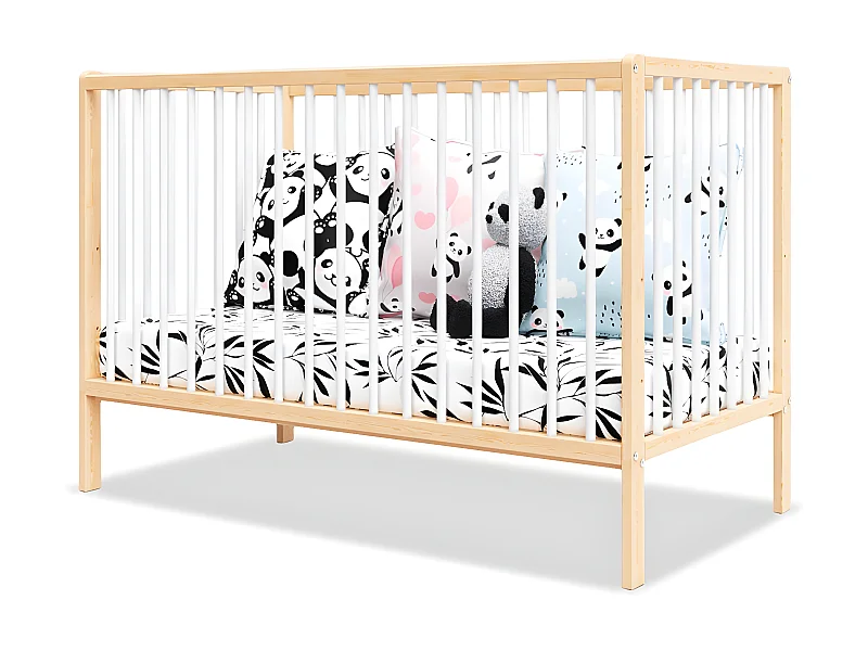 MINEA | Lit bébé évolutif MATHIS 60x120 cm (matelas non inclus)