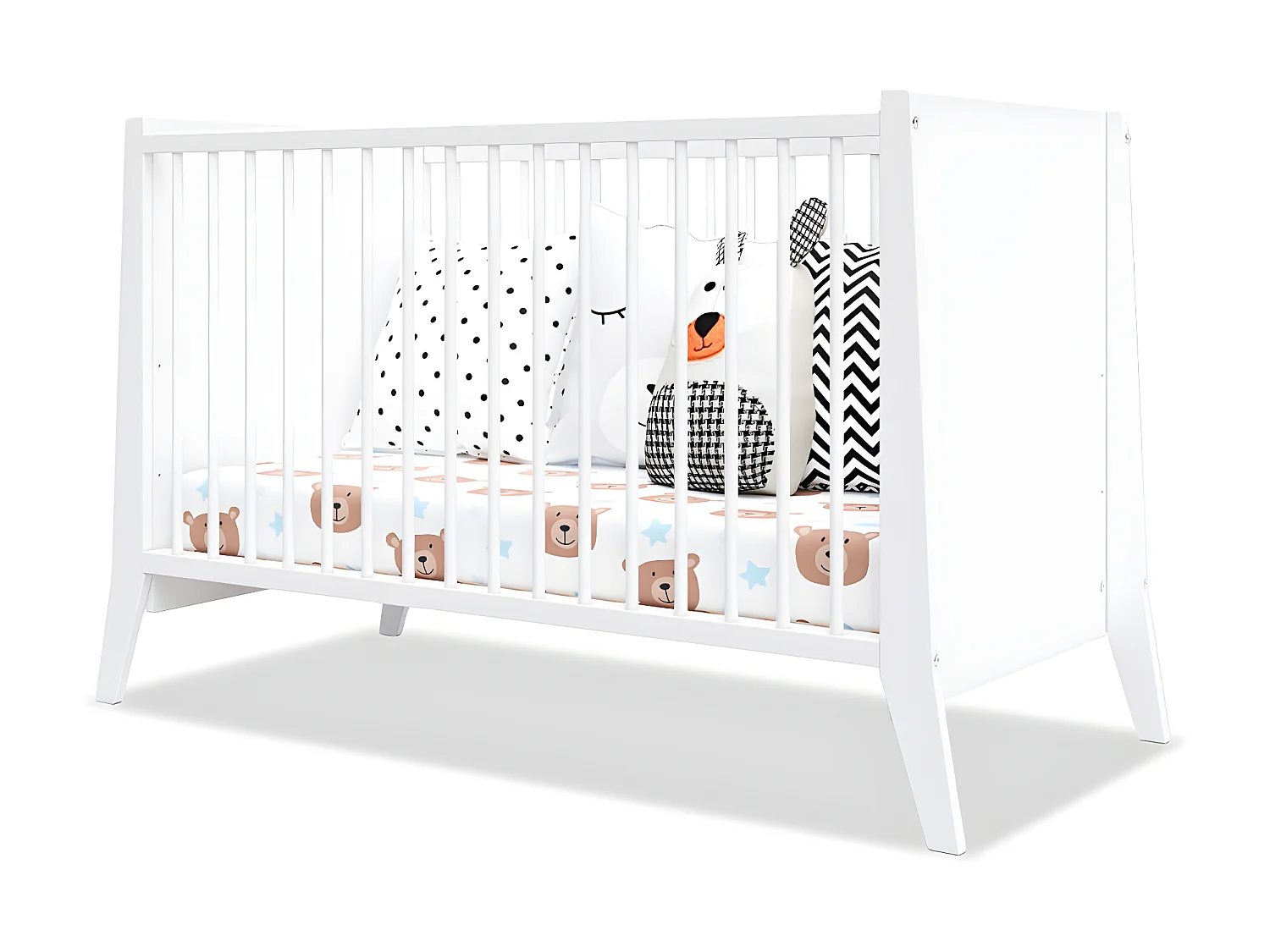 MINEA | Lit bébé évolutif TIMEO 60x120 cm (matelas non inclus)