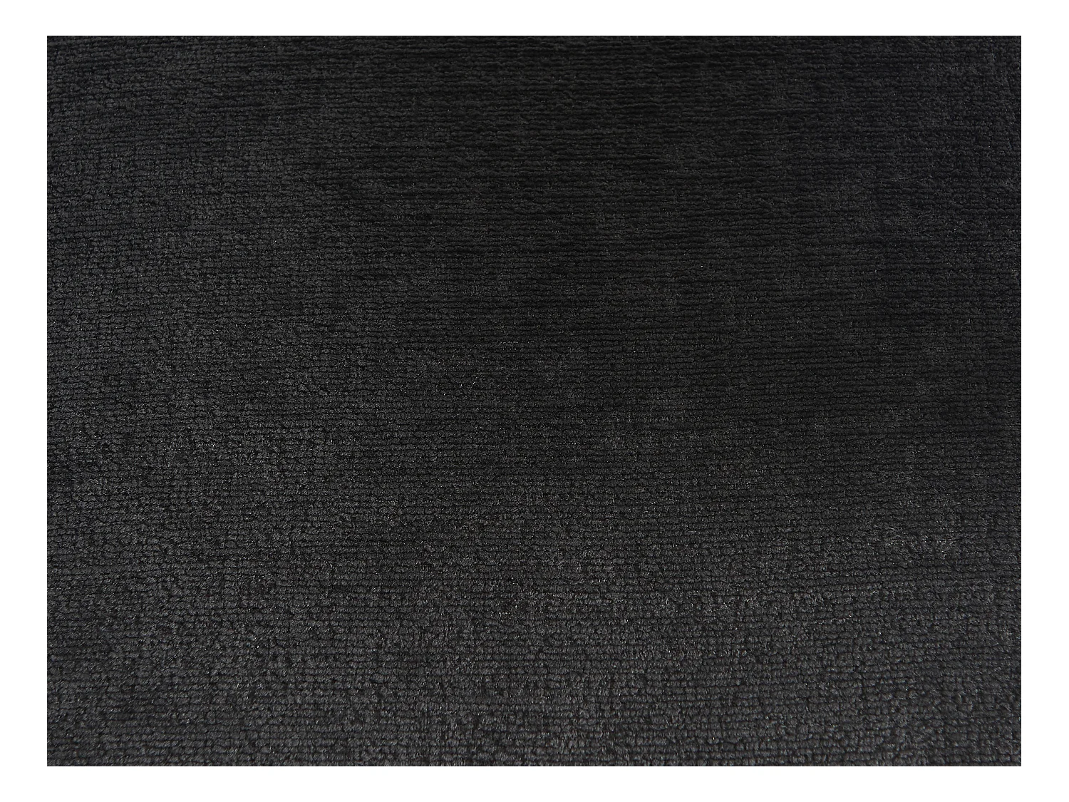 Set van 2 stoelen met armleuningen van stof en metaal - Zwart - AVRELA