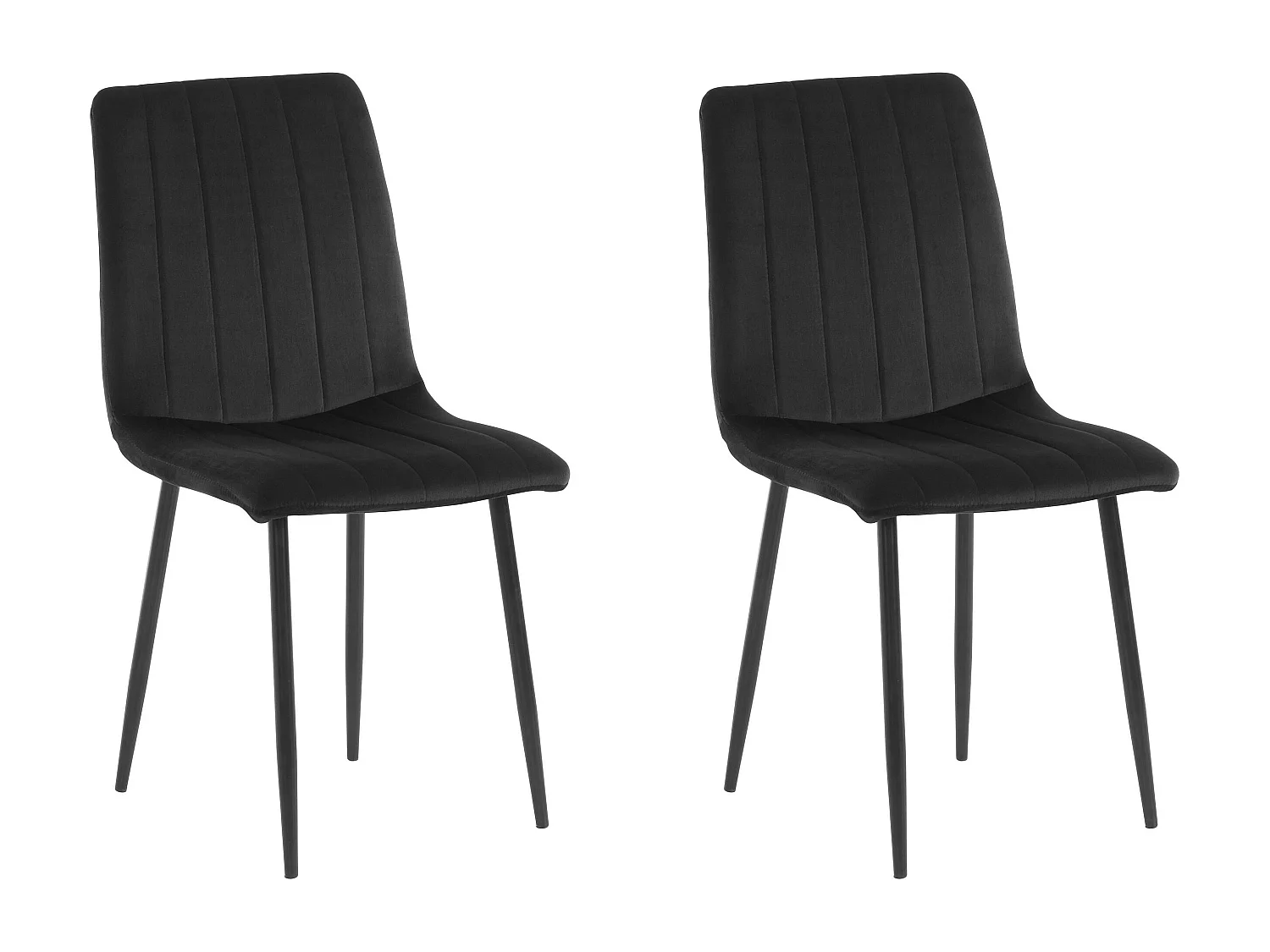 Conjunto de 4 cadeiras de jantar Pavia cor-de-rosa