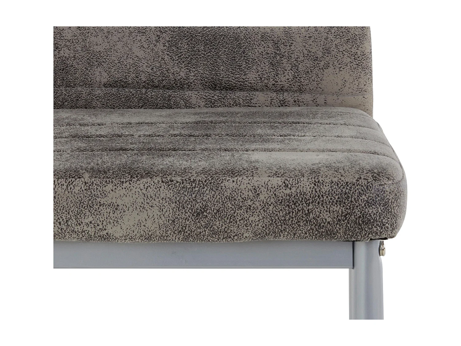 Kate | Chaise 2 Pack en microfibre grise