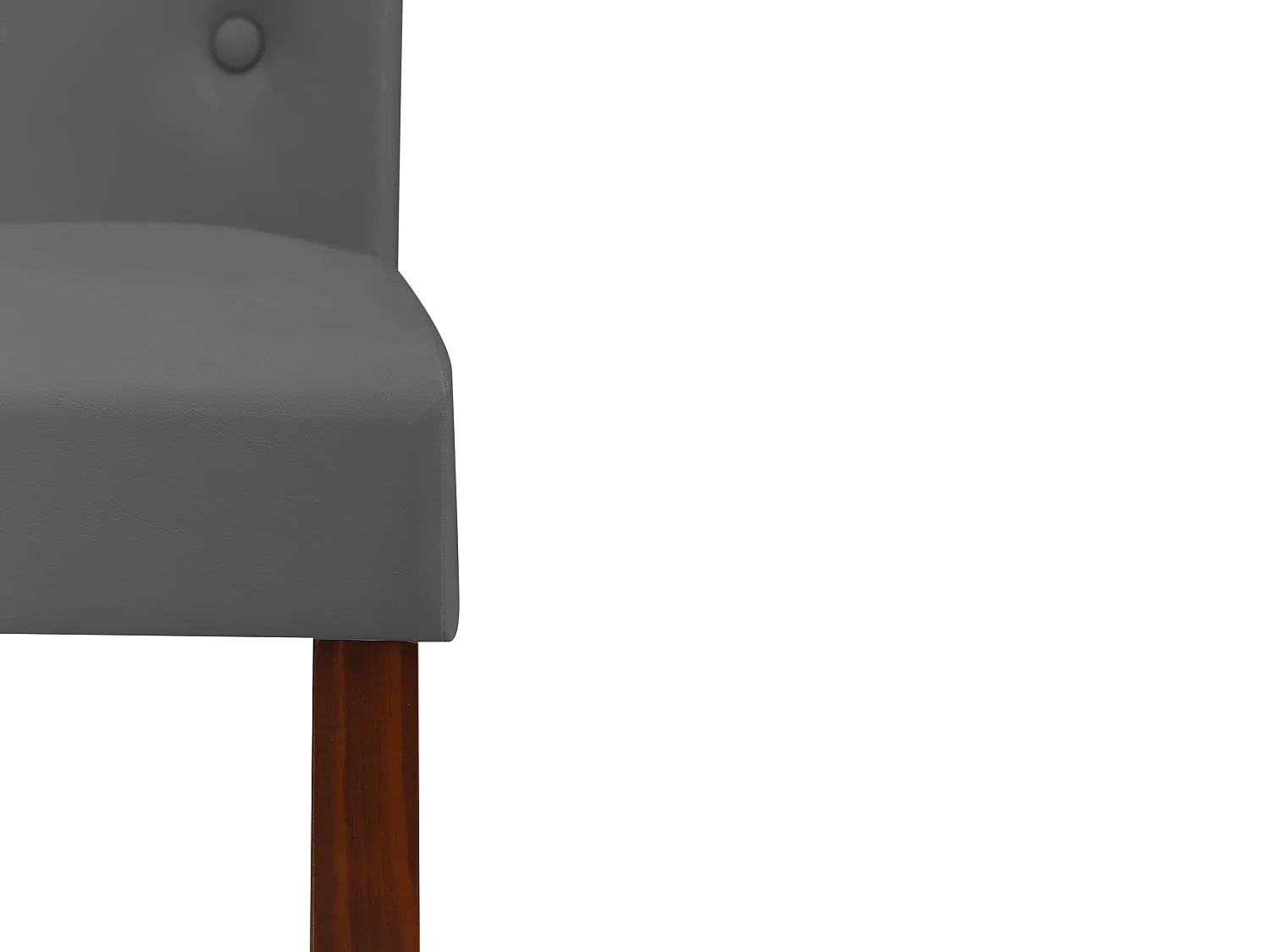 PU Stoel 2 PK Grijs Noten