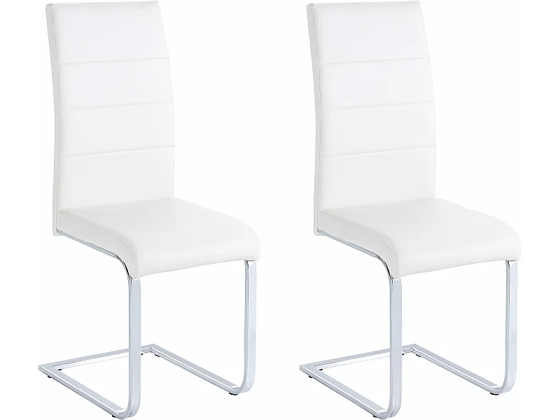 Josy | Chaise 2 Pack en blanc