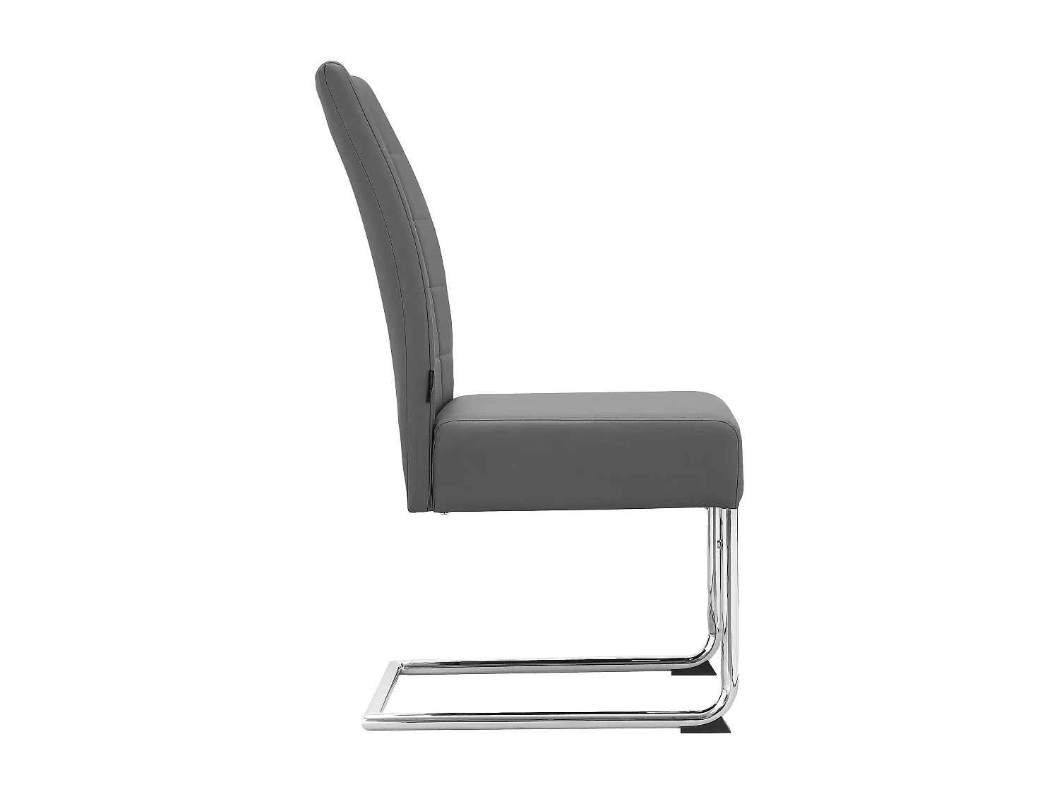 Osaka | Chaise de salle à manger 2 Pack PU Lightgrey