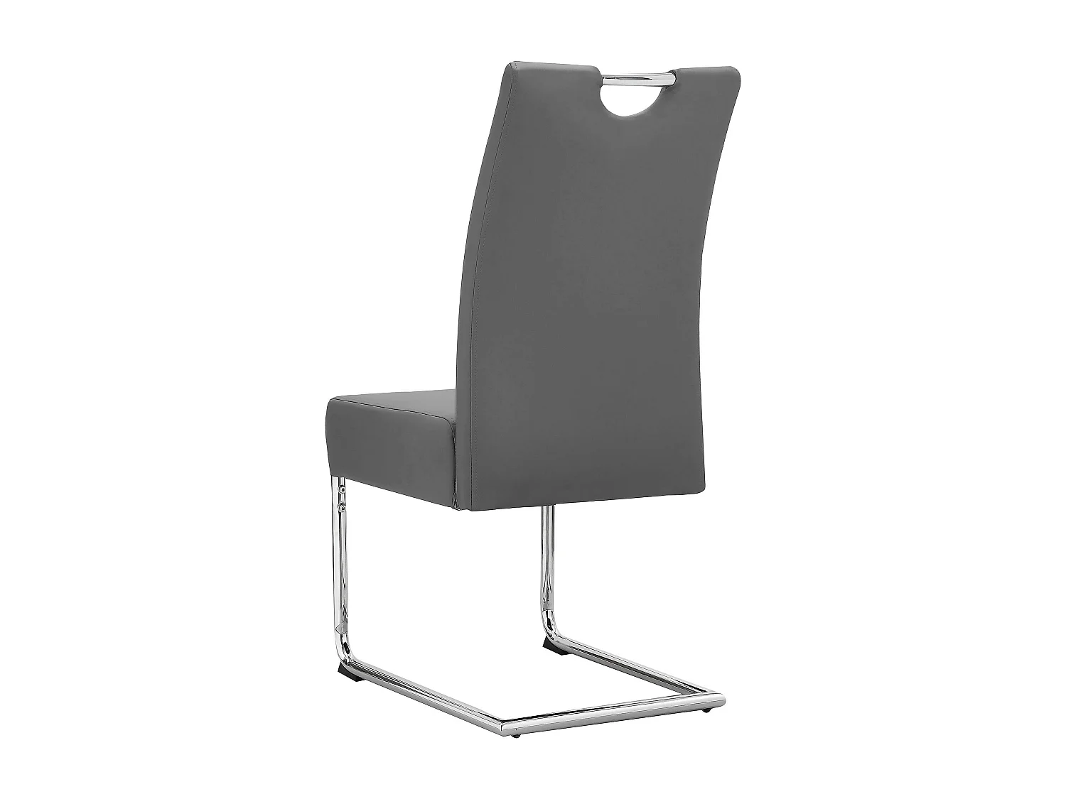 Osaka | Chaise de salle à manger 2 Pack PU Lightgrey