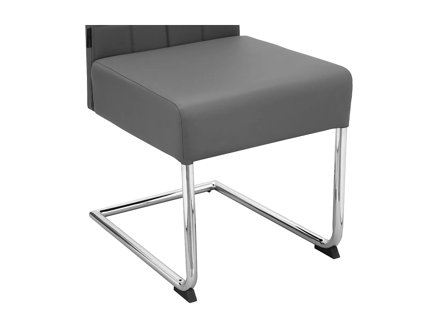 Osaka | Chaise de salle à manger 2 Pack PU Lightgrey