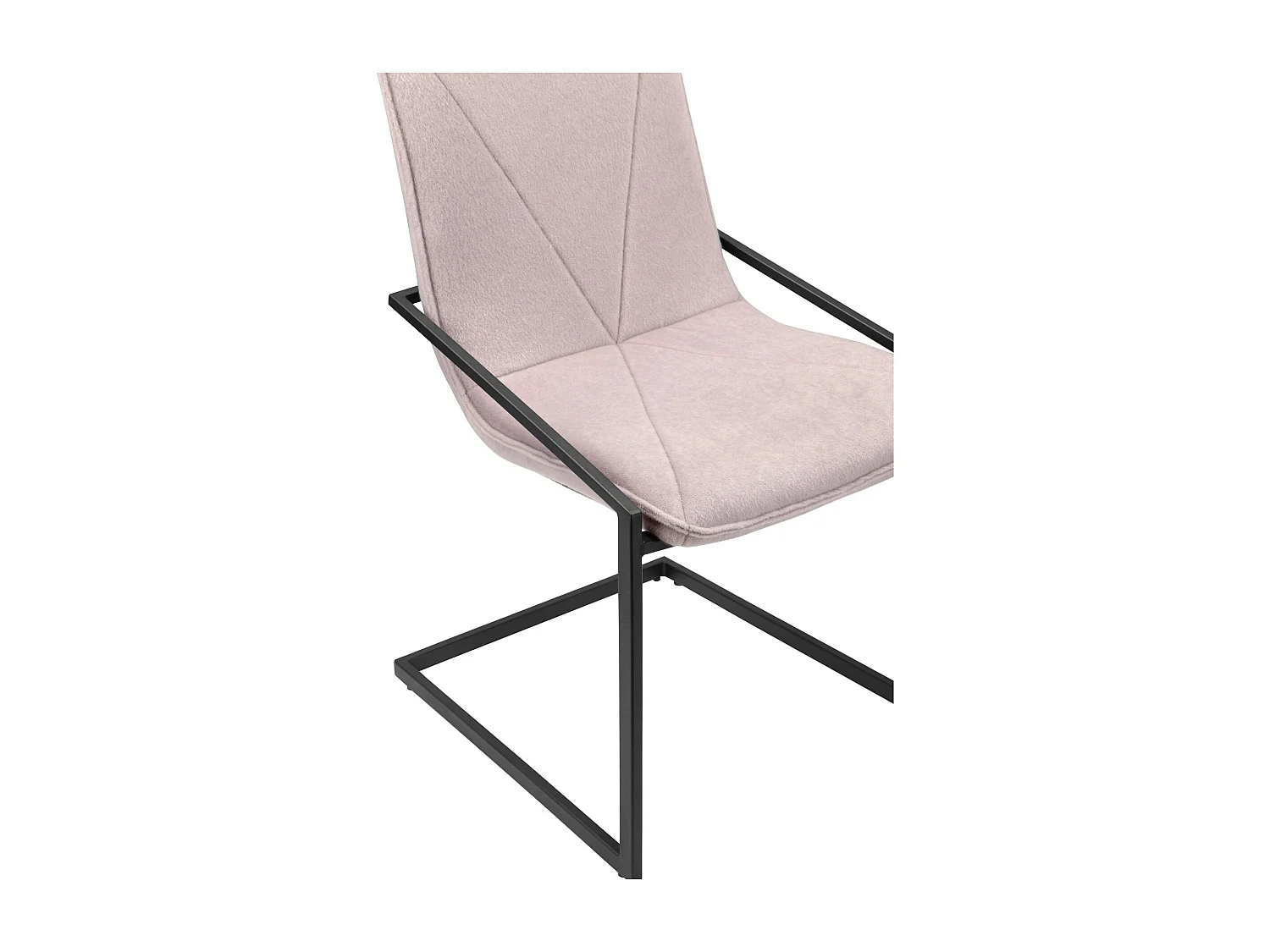 Sia | Conjunto de 4 cadeiras de jantar em veludo cinzento claro