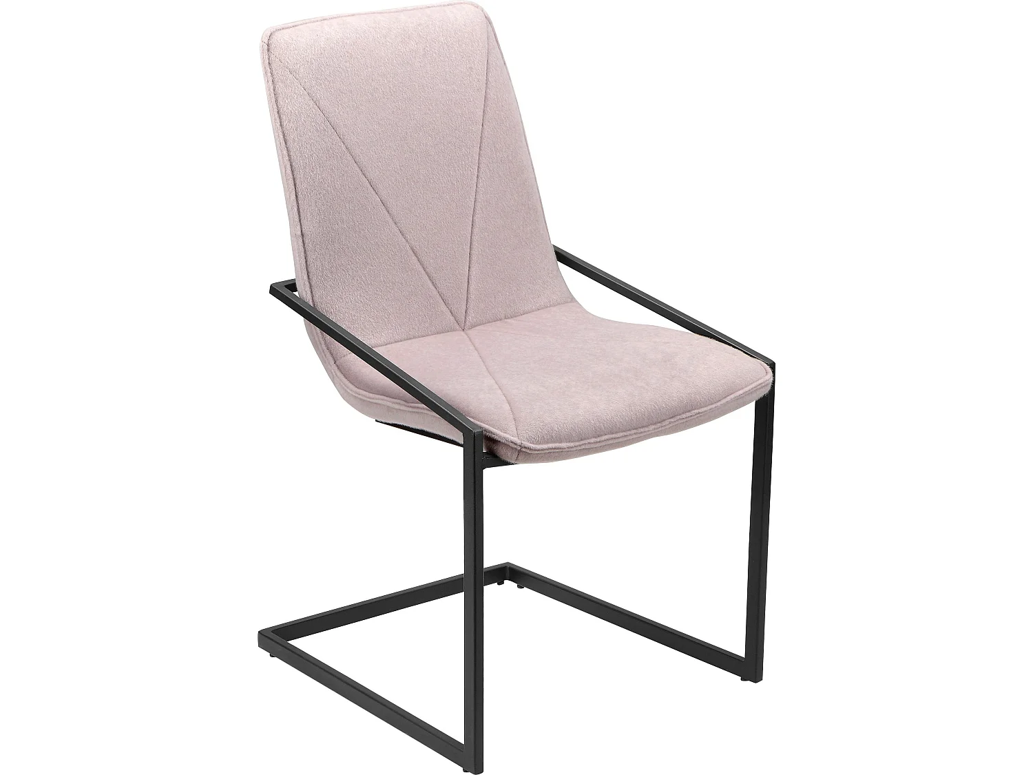 Sia | Conjunto de 4 cadeiras de jantar em veludo cinzento claro