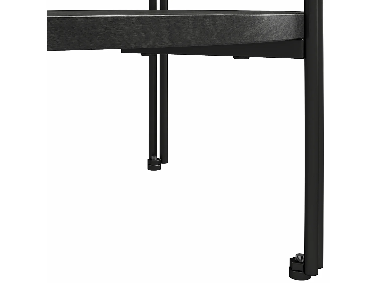 Wainwright | Table d'appoint ronde en Noir / Chêne