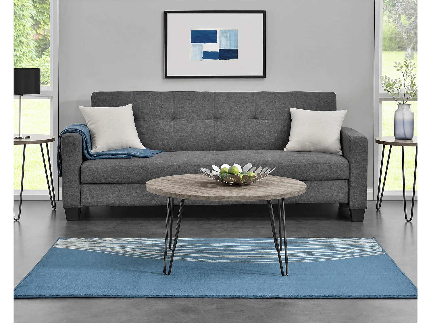 Owen | Table basse en aspect chêne gris