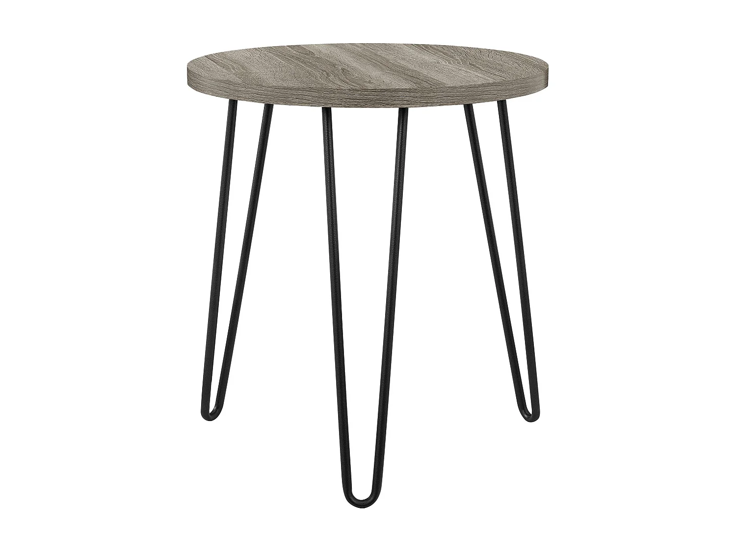 Tavolo di servizio in laminato truciolare rovere grigio